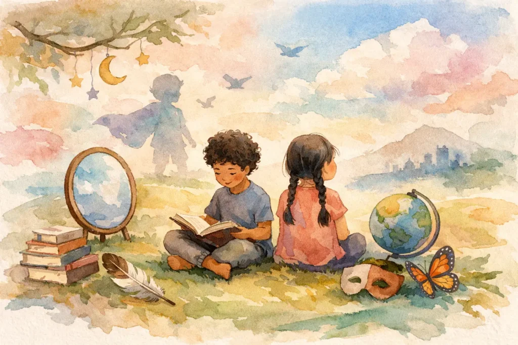 Best books about identity for children illustration - Inspirational stories for children